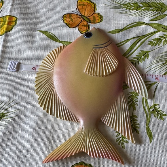 Vintage Fish Wall Plaques Set of 3  60's - Picture 10 of 14